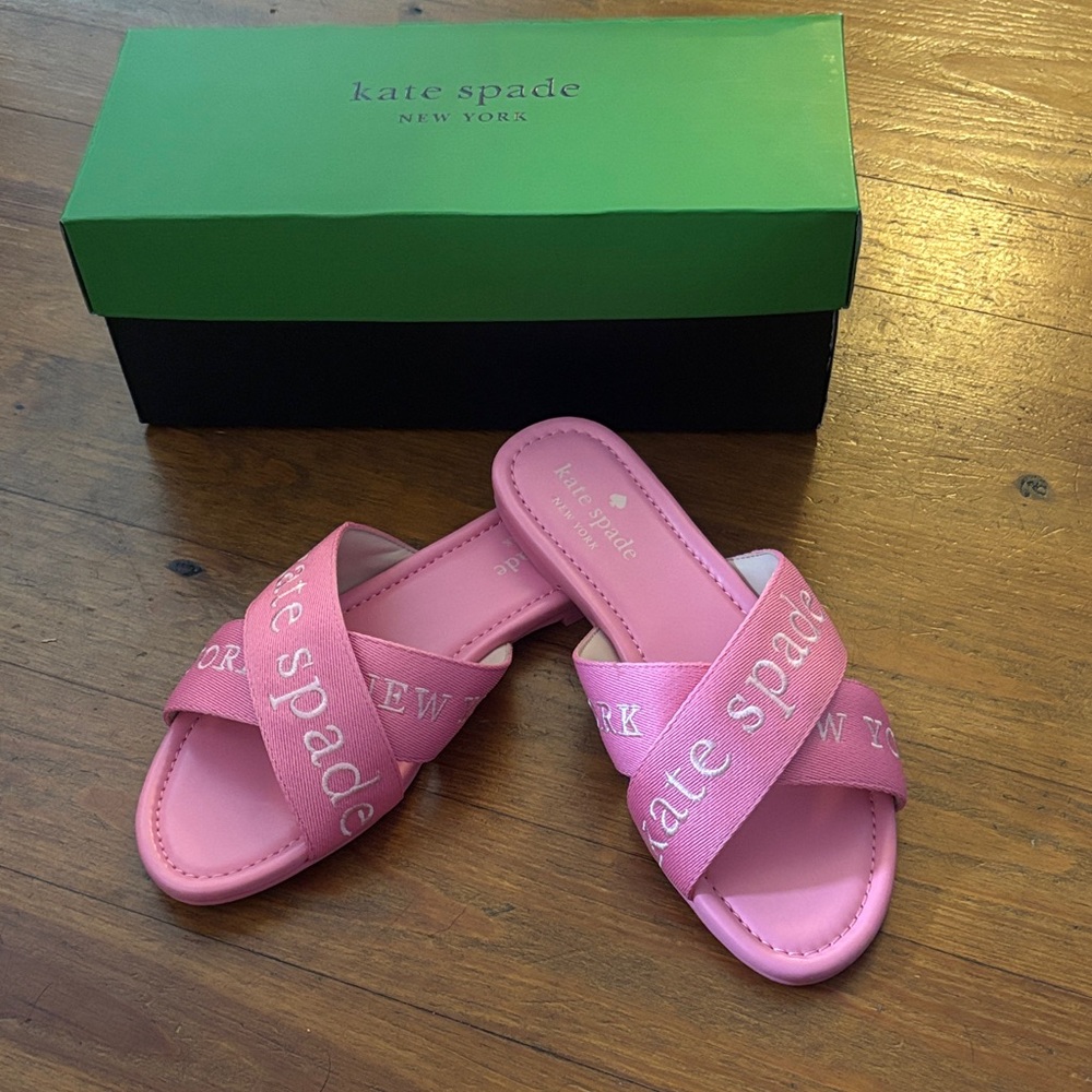 Kate Spade Piper Slide Sandals - Blossom Pink